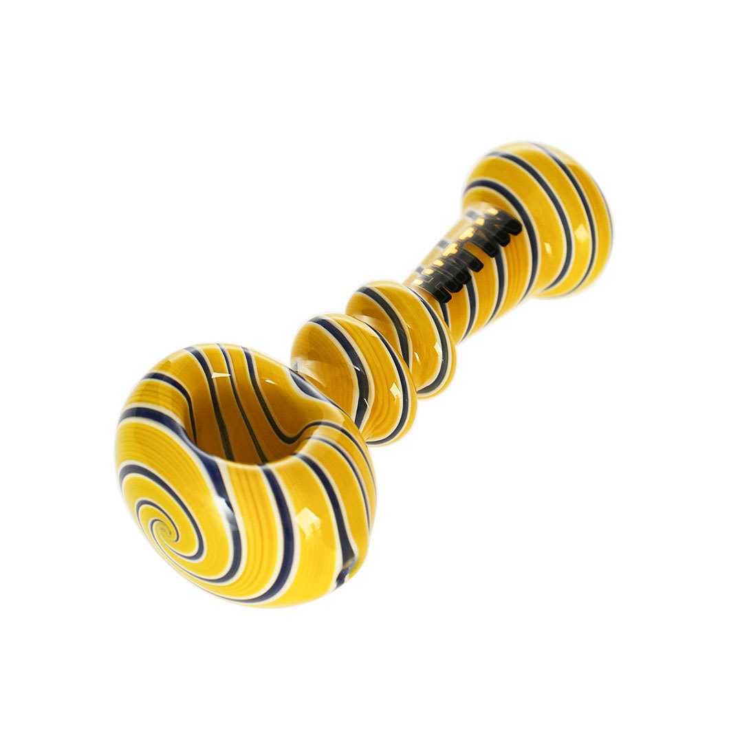 Hittn American Color Glass Spoon Pipe 3.9''