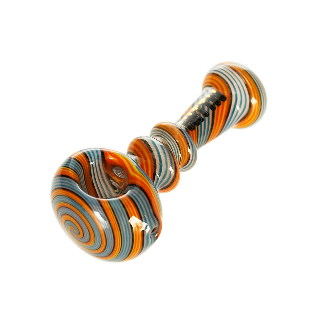 Hittn American Color Glass Spoon Pipe 3.9''