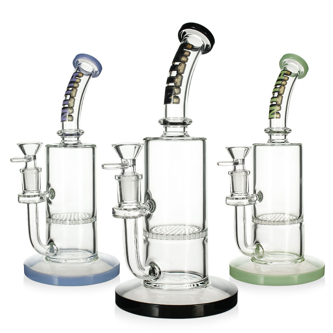 Hittn Honeycomb Perc Bubbler Bong 9.5''