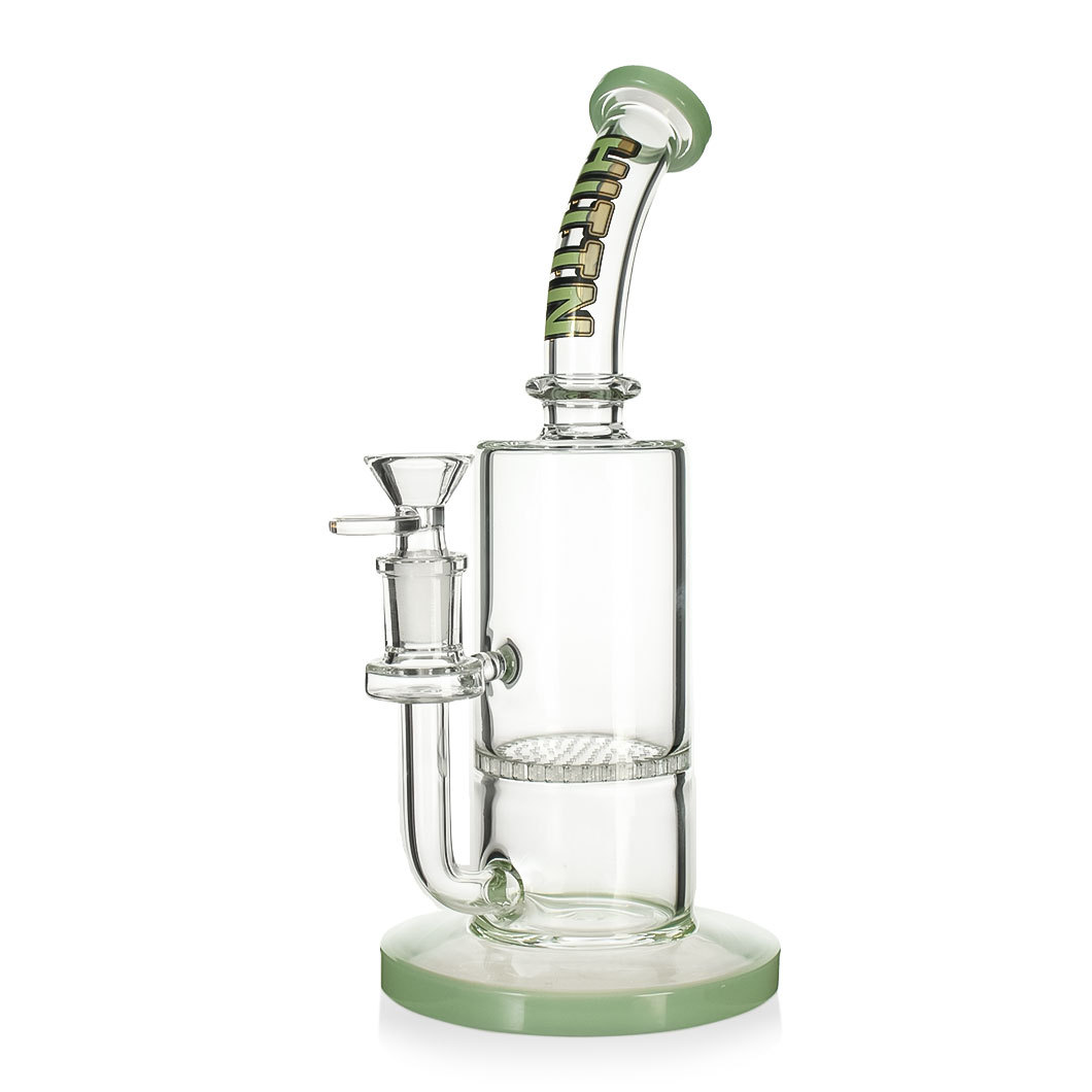 Hittn Honeycomb Perc Bubbler Bong 9.5''