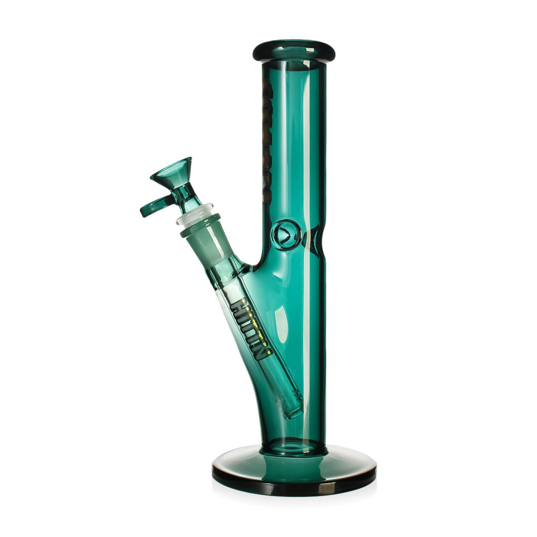 Hittn 10'' Color Glass Straight Tube Ice Bong