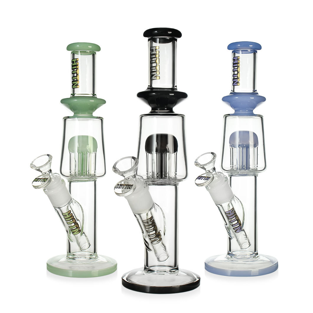 Hittn 8 Tree Arms Percolator Bong 11.5''