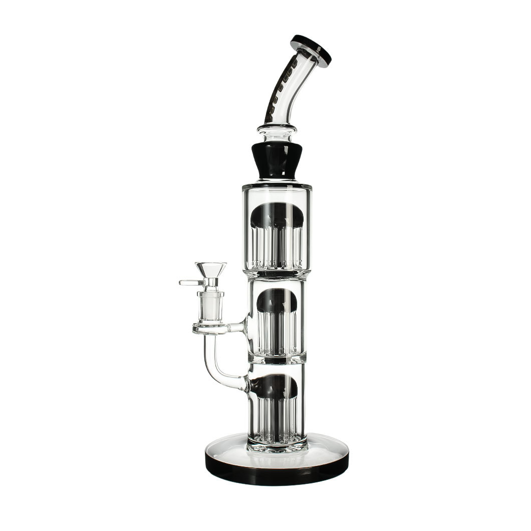 Hittn 10 Tree Arms Perc & Double 8 Tree Arms Perc Bong 14''