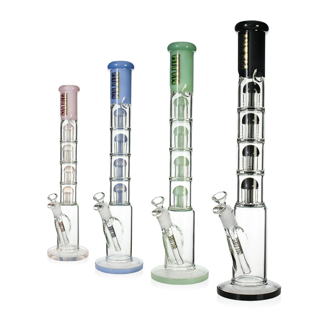 Hittn Straight 4 Layer 6 Arms Tree Percolator Bong 19.5''