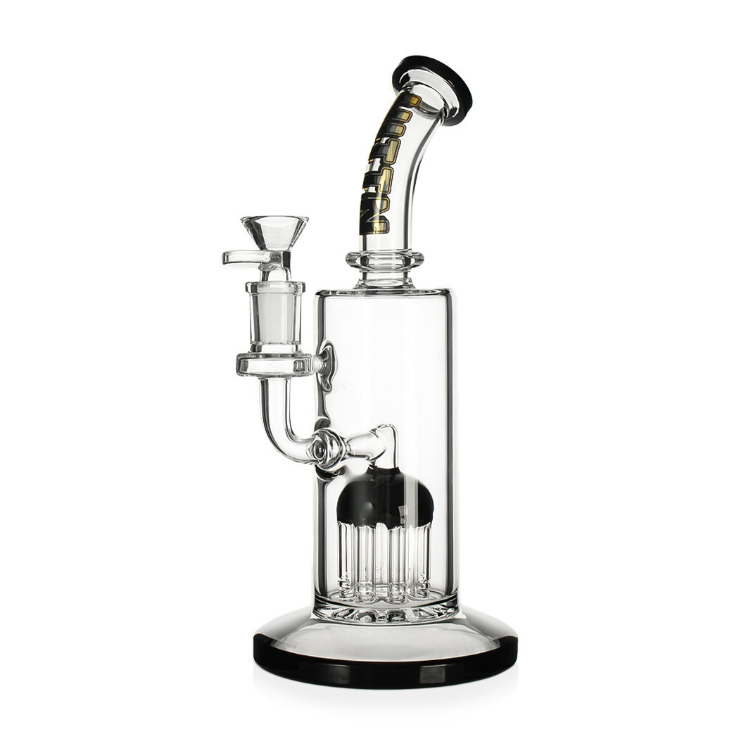 Hittn 8 Tree Arms Perc Glass Bubbler 9.5''
