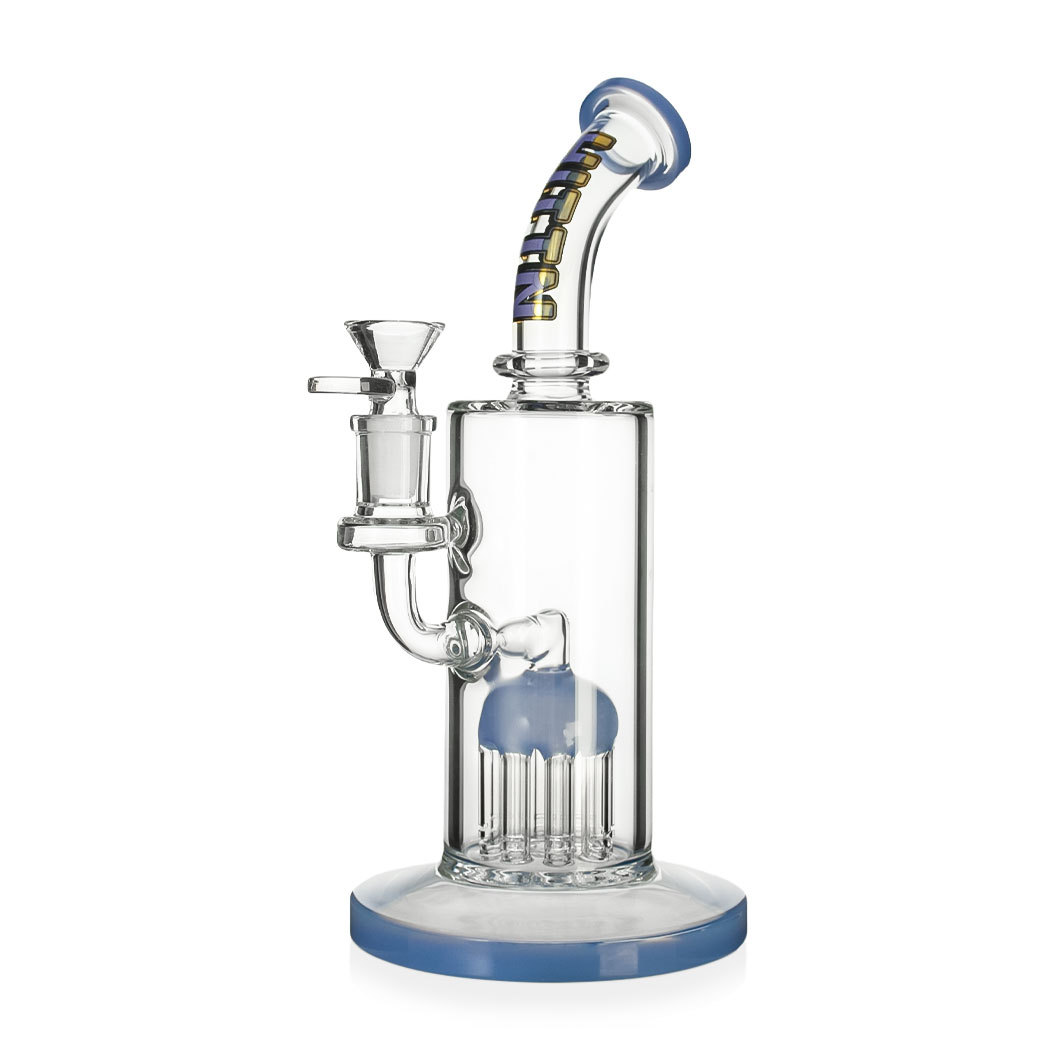 Hittn 8 Tree Arms Perc Glass Bubbler 9.5''
