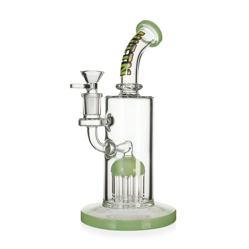 Hittn 8 Tree Arms Perc Glass Bubbler 9.5''