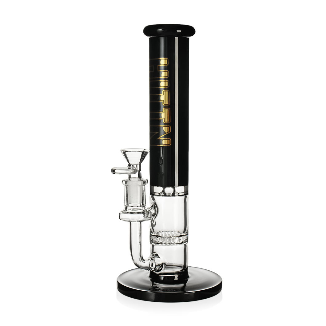 Hittn Honeycomb Perc Straight Bong 10''