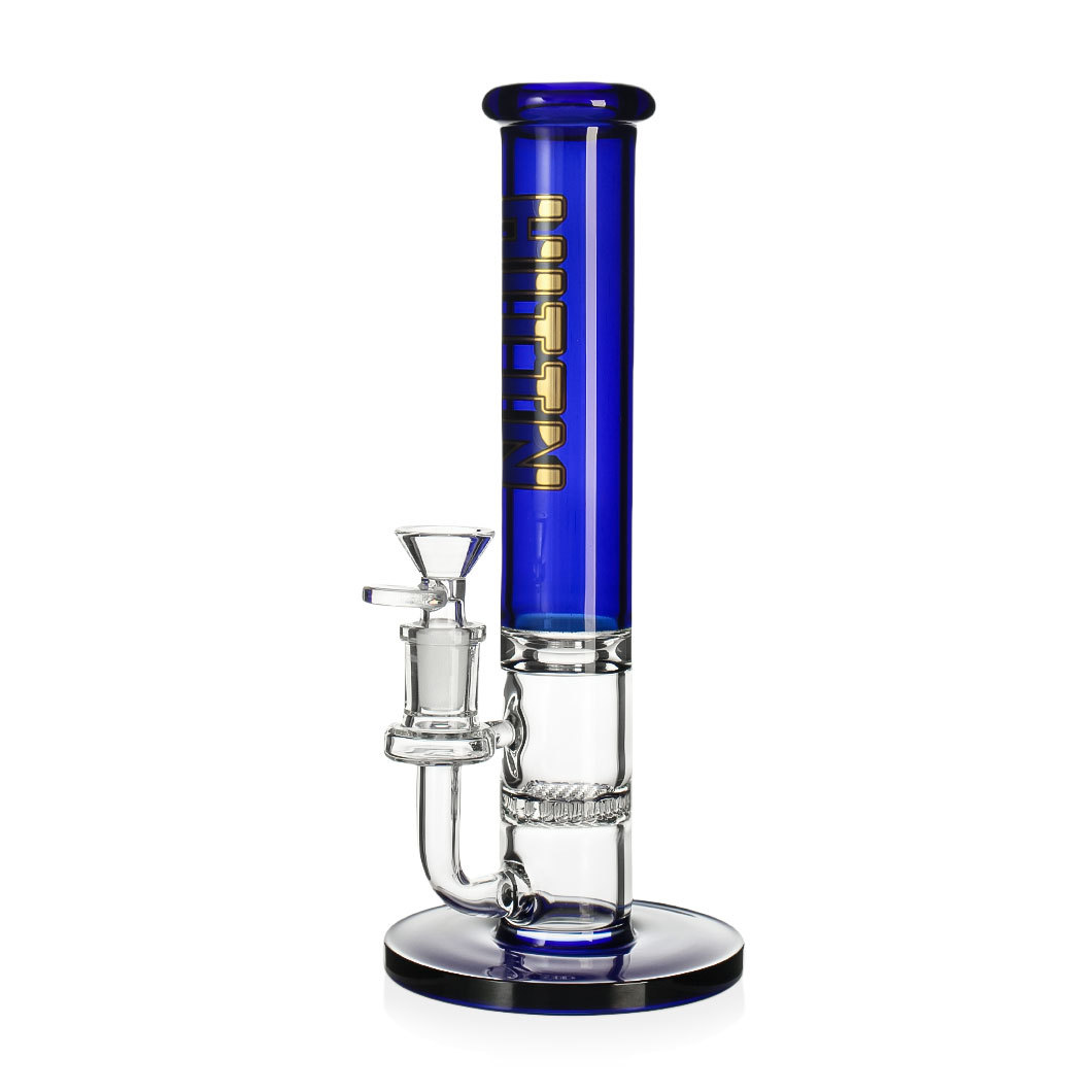 Hittn Honeycomb Perc Straight Bong 10''