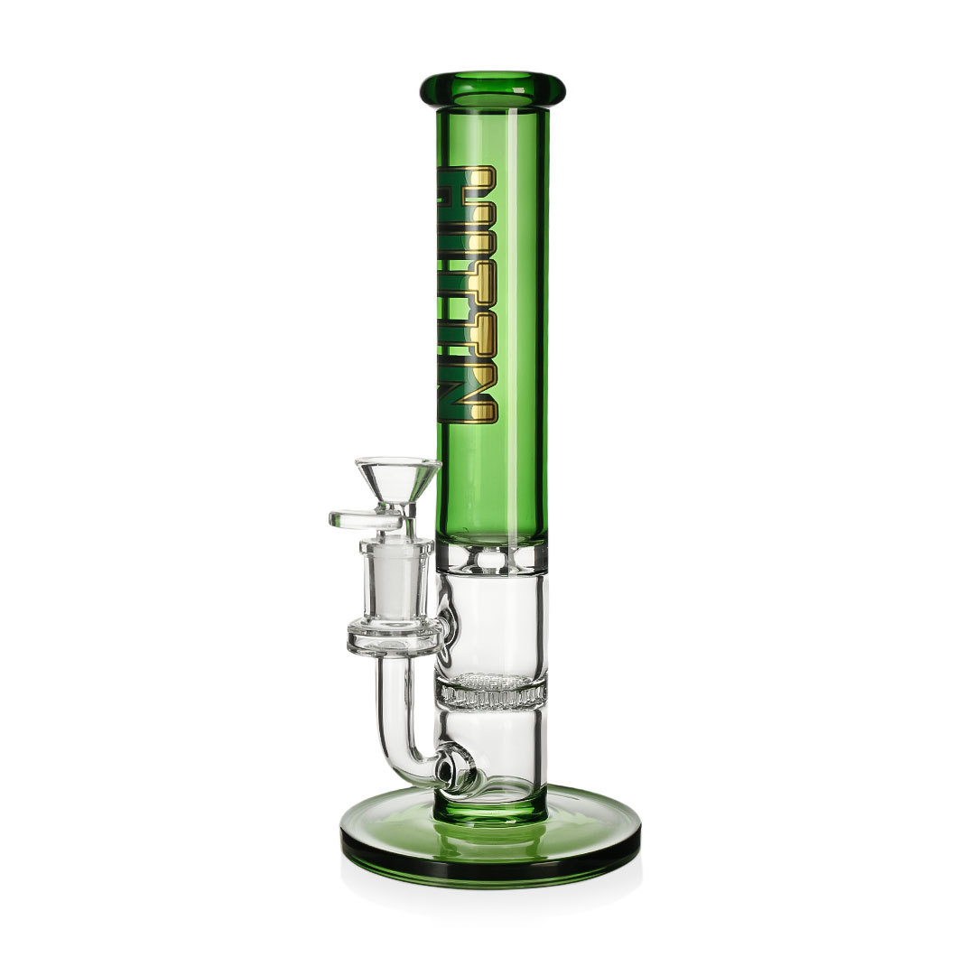 Hittn Honeycomb Perc Straight Bong 10''