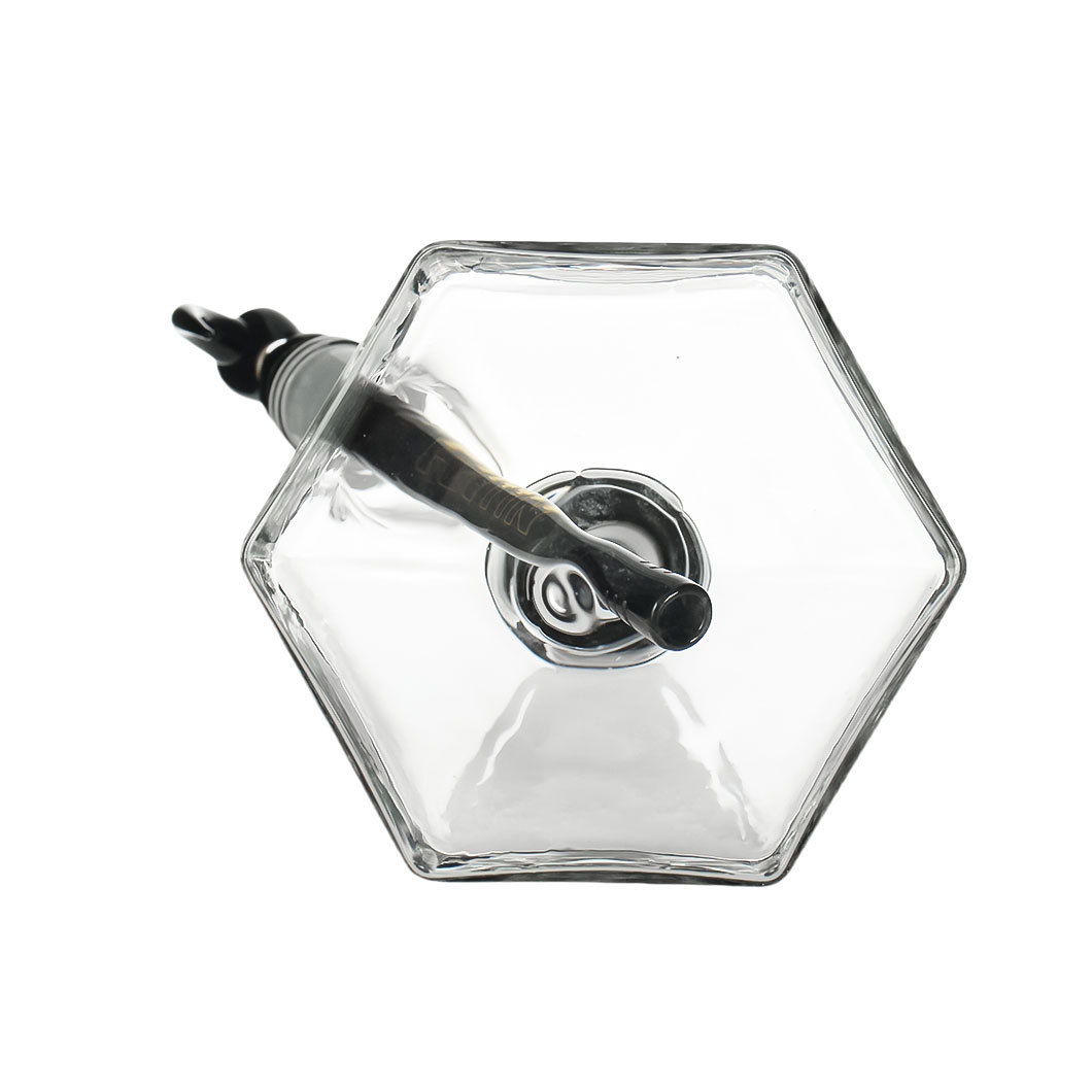 Hittn 12 Inch Hexagonal Base Beaker Bong