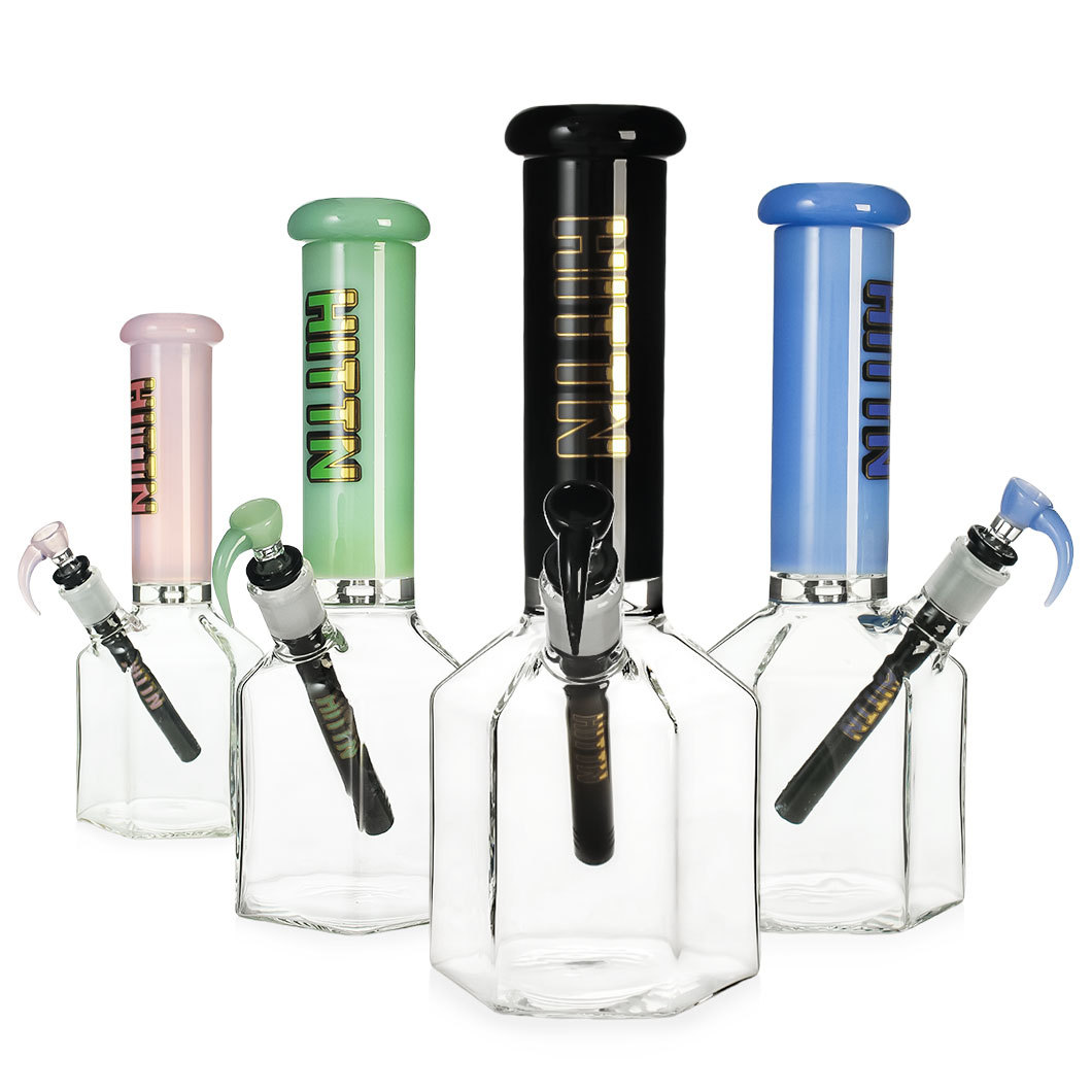 Hittn 12 Inch Hexagonal Base Beaker Bong