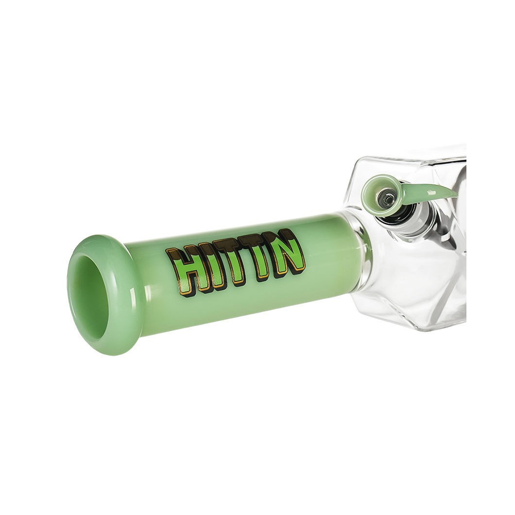 Hittn 12 Inch Hexagonal Base Beaker Bong