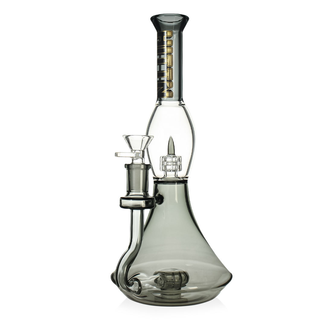 Hittn Showerhead Perc & Matrix Perc Beaker Bong 10''