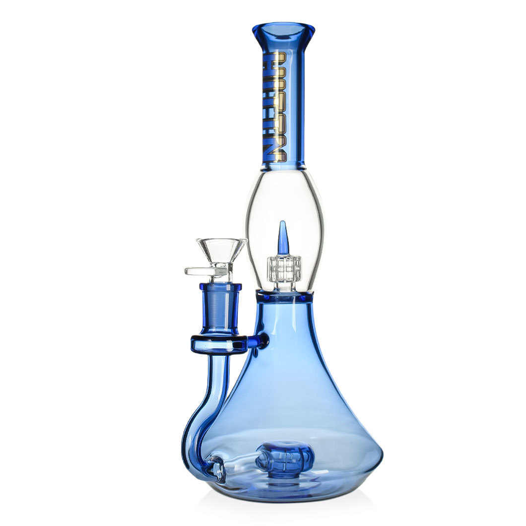 Hittn Showerhead Perc & Matrix Perc Beaker Bong 10''