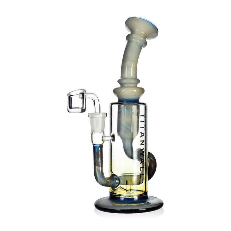 TITANWALL 8" Klein Recycler Rig with Showerhead Perc