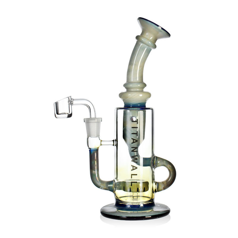 TITANWALL 8" Klein Recycler Rig with Showerhead Perc