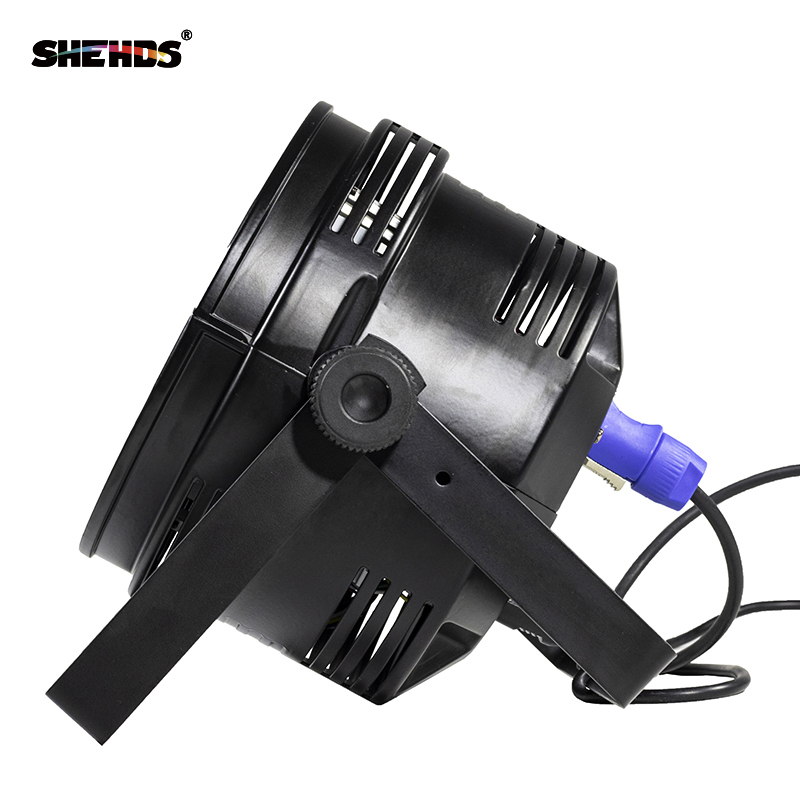 Aluminum Alloy Black LED Par 54x4W Cool/Warm Two-tone PowerCon Plug DMX 512 Stage Effect Lighting For Disco DJ Party Free Shipping