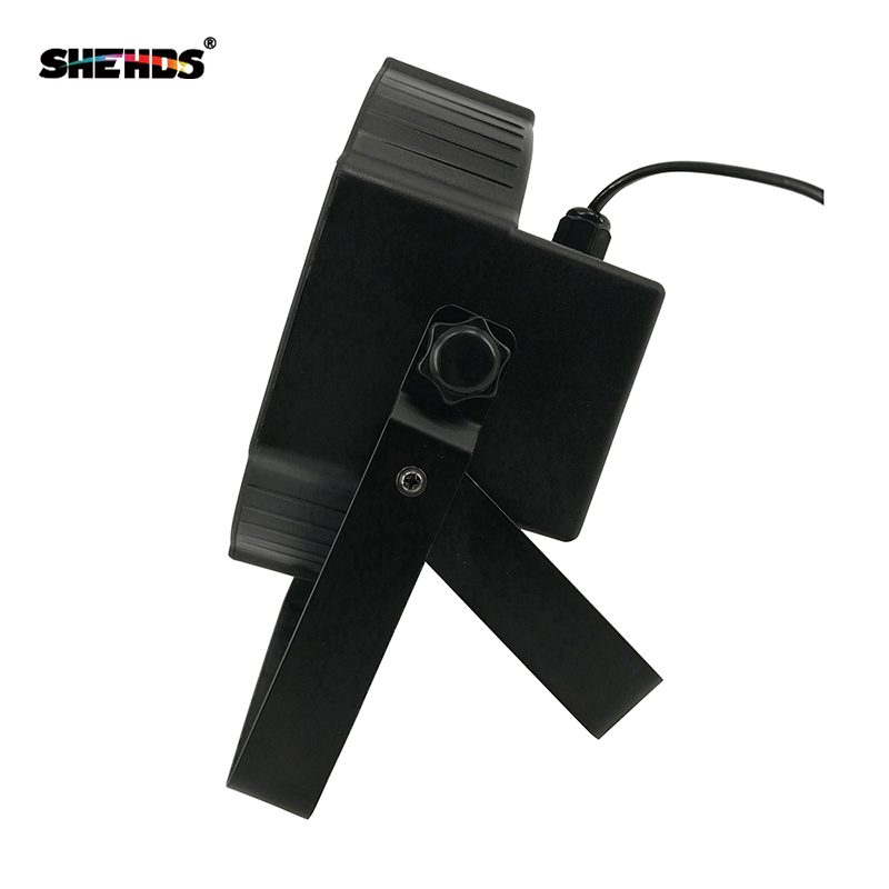 LED Flat Par 7x12W RGBW Fixed Cable DMX Stage Lights High Power Light With Professional For Party KTV Disco DJ