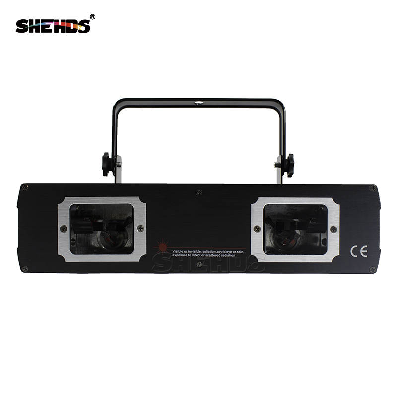 Laser Lamp 2 Head Laser Dual Hole Stage Effect DMX512 Lighting For Dance Floor And DJ Disco Party KTV Nightclub