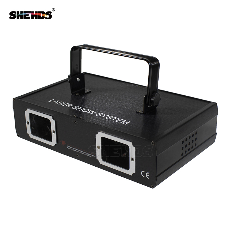 Laser Lamp 2 Head Laser Dual Hole Stage Effect DMX512 Lighting For Dance Floor And DJ Disco Party KTV Nightclub