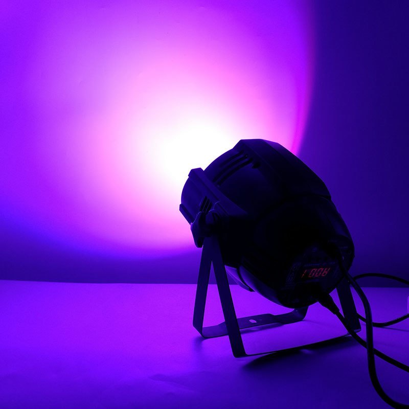 DJ Controller Led Blinder 100W COB Led Par Light 6in1 RGBWA+UV With Barn Doors 10 Channels DMX 512 COB Stage Light Home Lighting