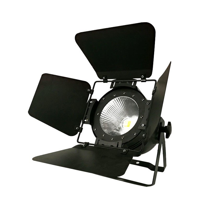 DJ Controller Led Blinder 100W COB Led Par Light 6in1 RGBWA+UV With Barn Doors 10 Channels DMX 512 COB Stage Light Home Lighting