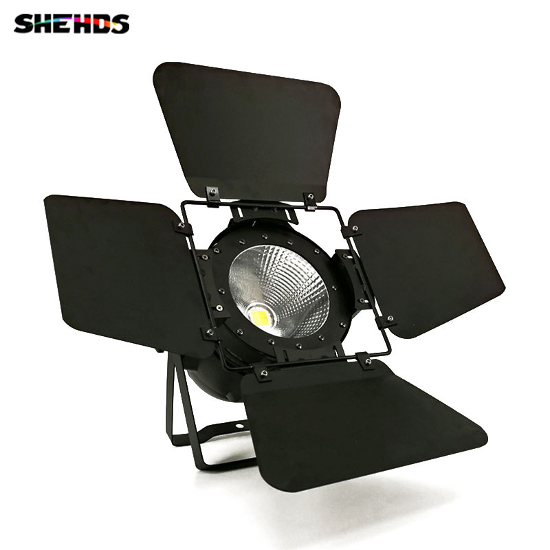 LED Par COB 100W RGBW 4in1 With Barn Doors High Power Aluminium Case Stage Lighting with 100W COB ,cool white and warm white