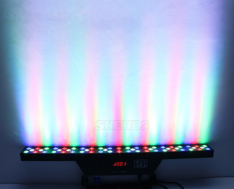 SHEHDS LED Wall Wash 53x3W RGBW Lighting For Stage Effect