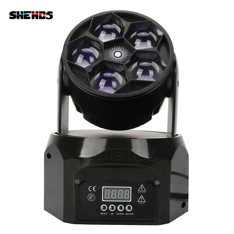 SHEHDS LED Beam+Wash Bees Eyes  5x12W RGBW Lighting For Stage Effect