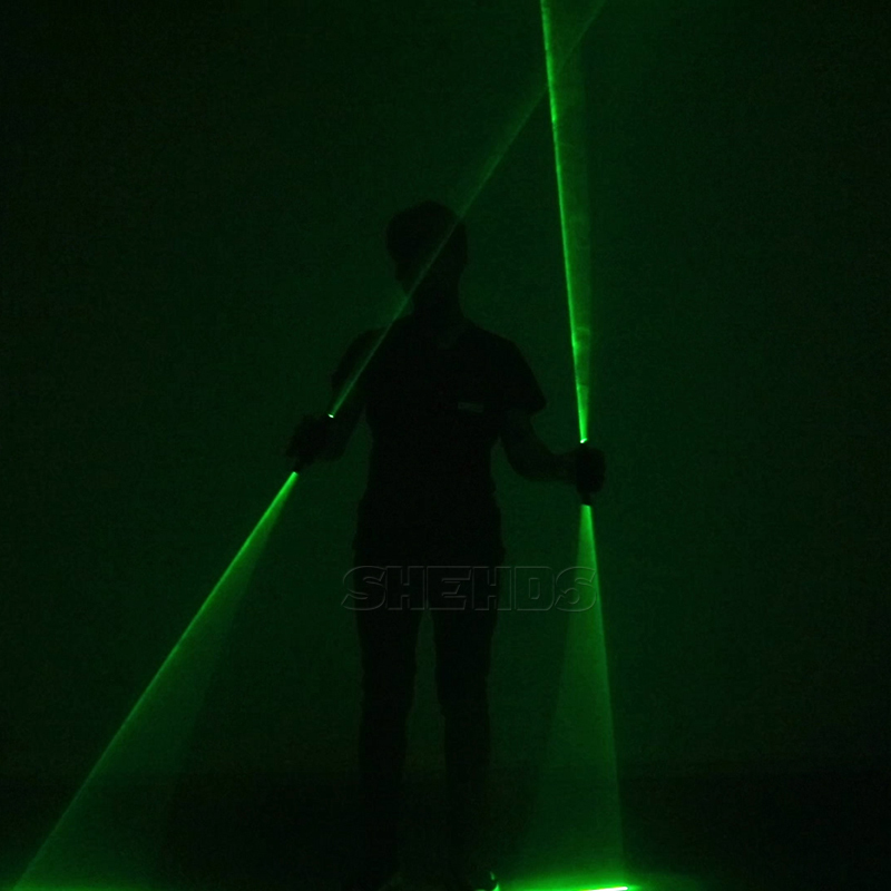 Mini Dual Head Green Laser Lighting