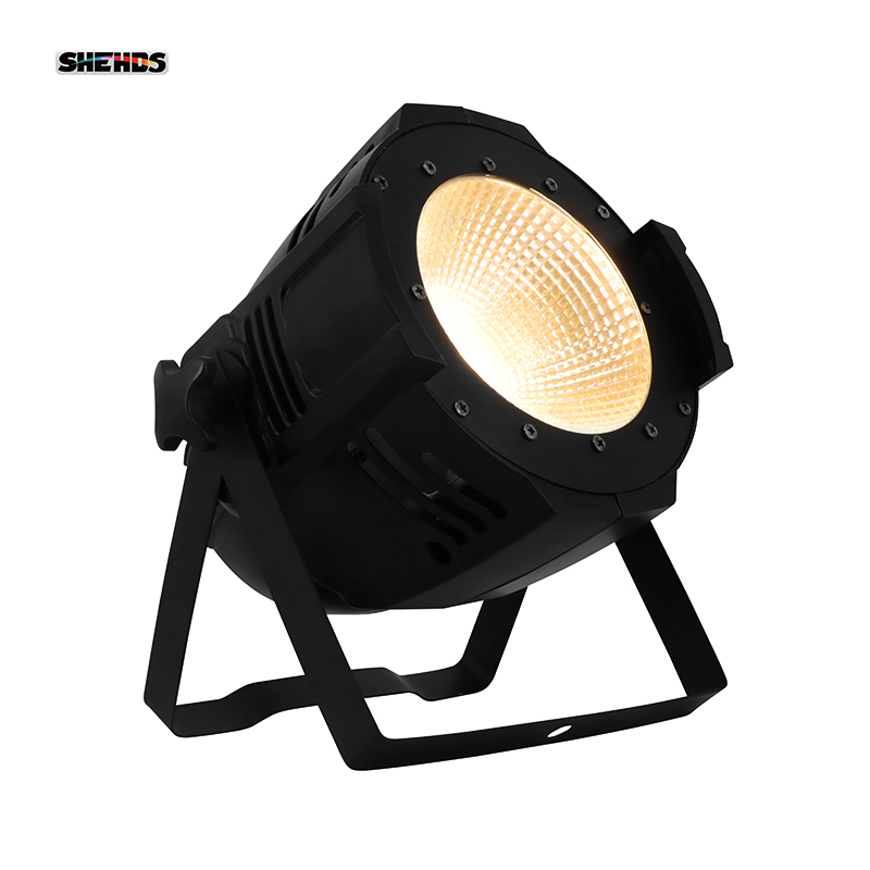 Aluminum alloy LED Par COB 100W  Cool White + Warm White Lighting Fixer Cable