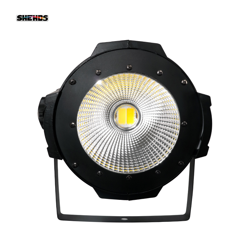 Aluminum alloy LED Par COB 100W  Cool White + Warm White Lighting Fixer Cable