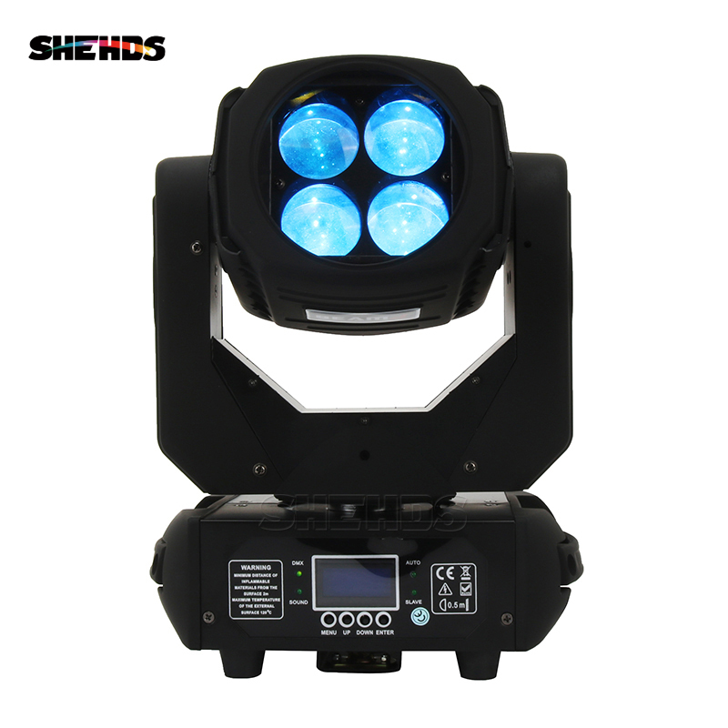 LED Super Beam 4x25W RGBW Moving Head Lighting