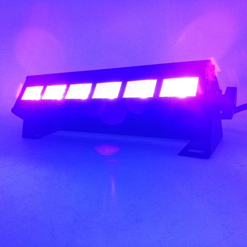 LED Wall Wash 6x3W Violet Lighting For Stage Effect with Professional for Party KTV Disco DJ