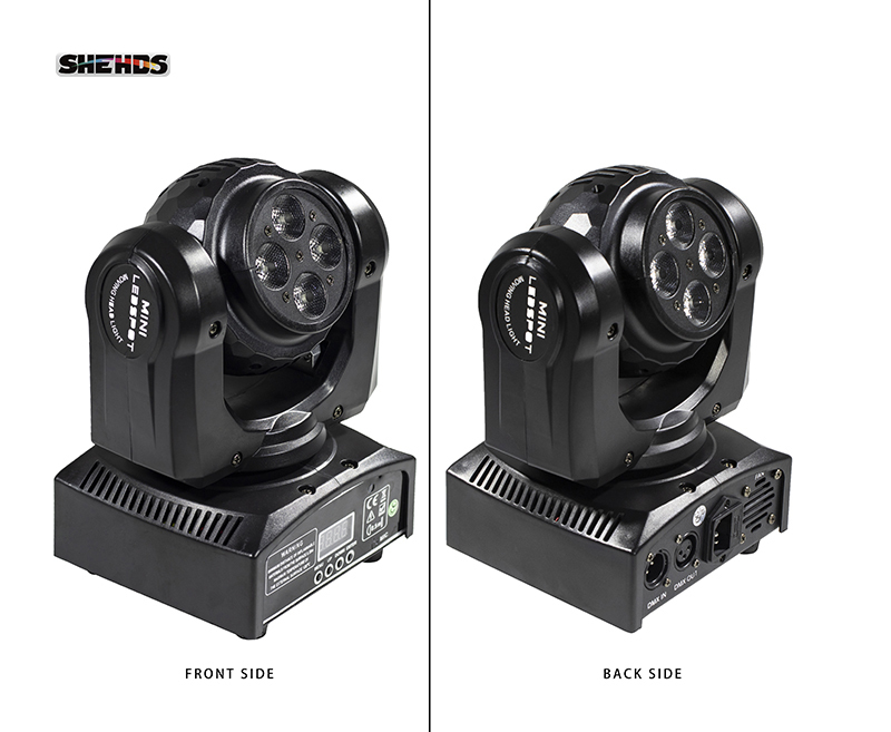 SHEHDS LED Wash Double Sides 4x10W+4x10W Lighting For Stage Effect