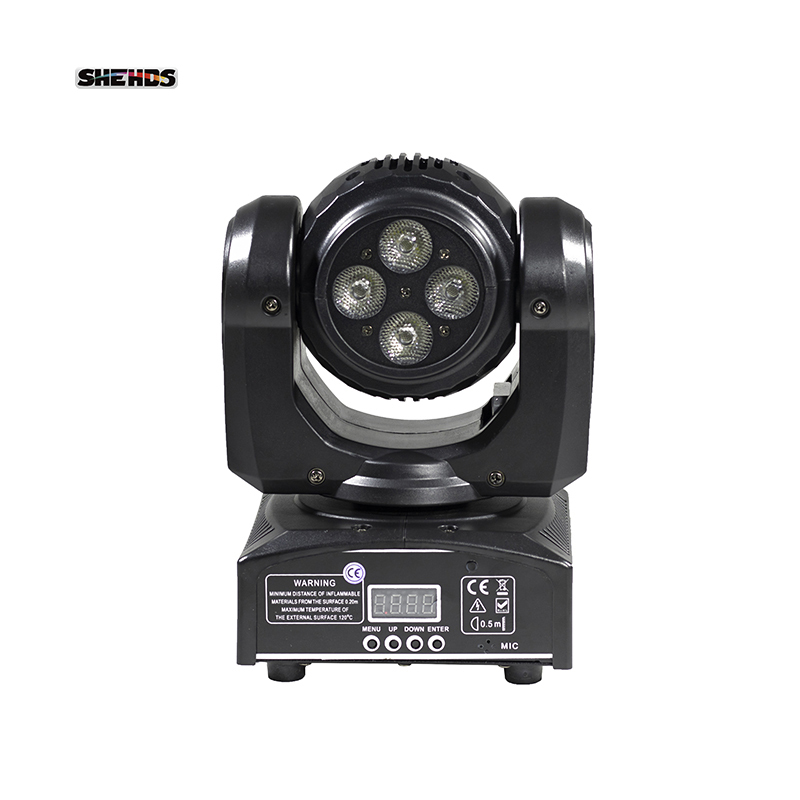 SHEHDS LED Wash Double Sides 4x10W+4x10W Lighting For Stage Effect