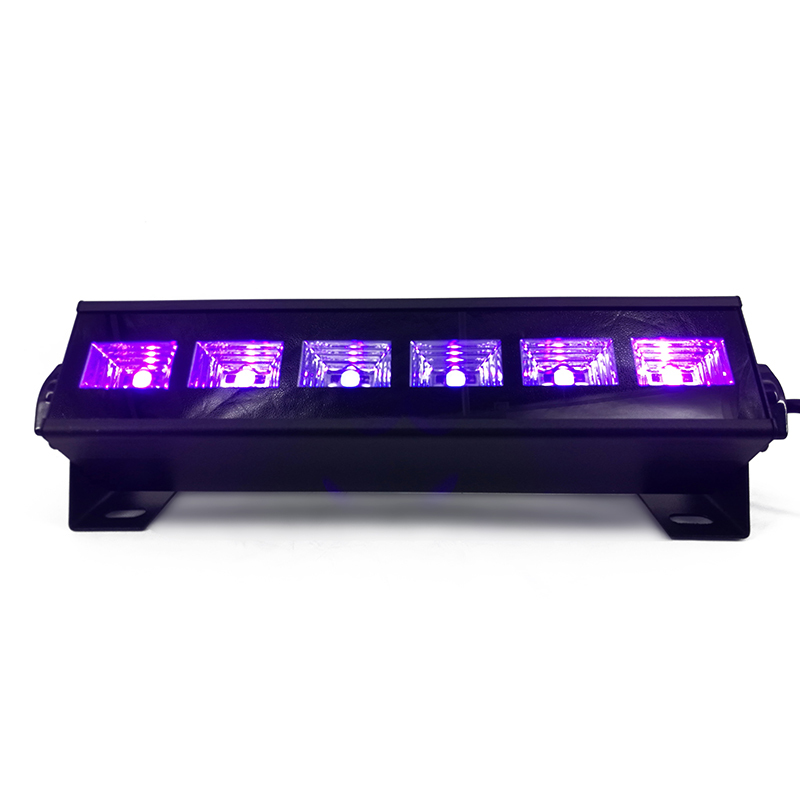 LED Wall Wash 6x3W Violet Lighting For Stage Effect with Professional for Party KTV Disco DJ