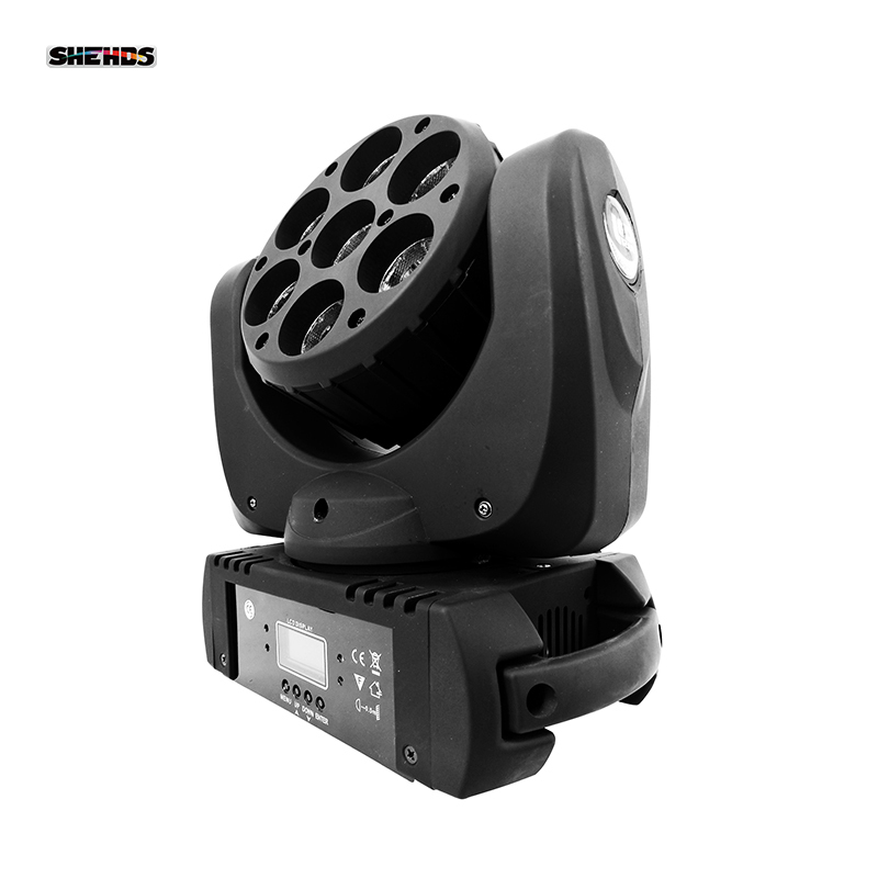 LED Beam 7x12W RGBW Moving Head  Lighting For Stage Effect