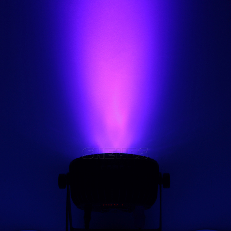 Aluminum Alloy LED Flat Par18x3W Only Violet DMX512 Stage Effect Lighting Perfect For DJ Disco Home Party And Wedding Decoration