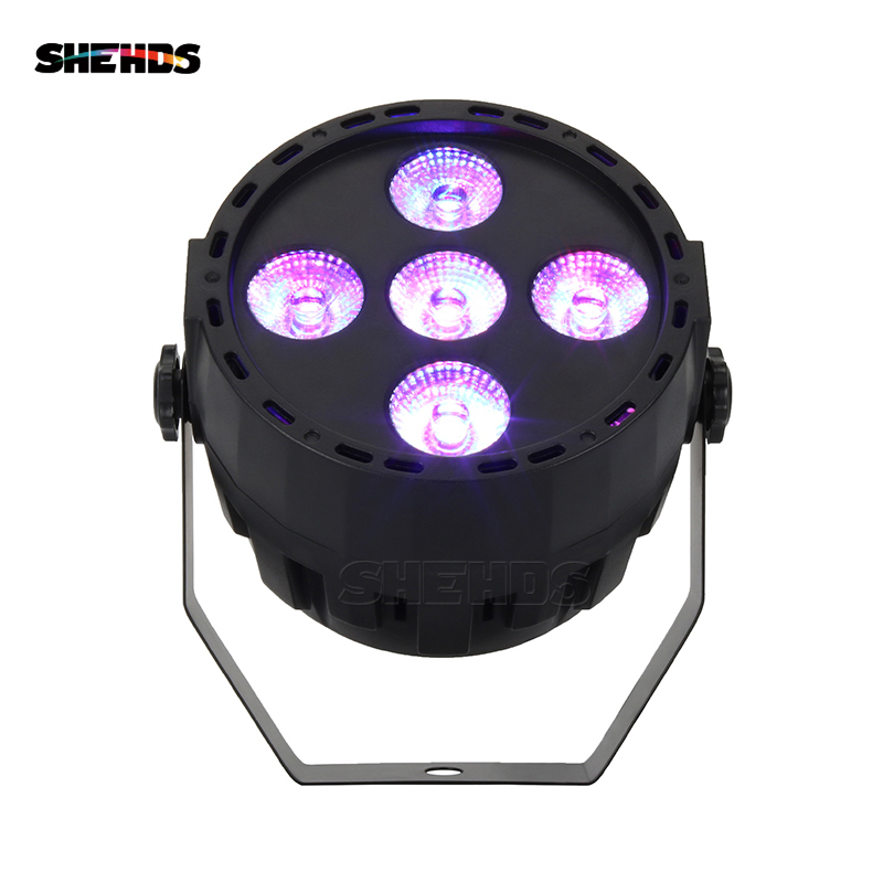 SHEHDS Mini LED Par 5x10W RGBW Lighting