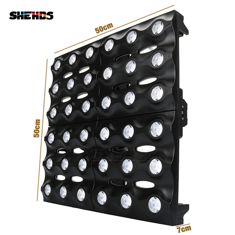 LED Matrix 36x3W Gold Color DMX512 Stage Effect Lighting Good For DJ Disco Party Dance Floor Clubs Bar And Wedding Decorations