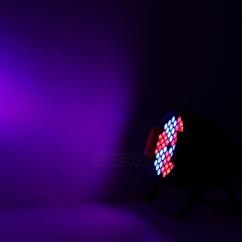 SHEHDS Aluminum Alloy LED Par  54x9W RGB Windmill  Lighting