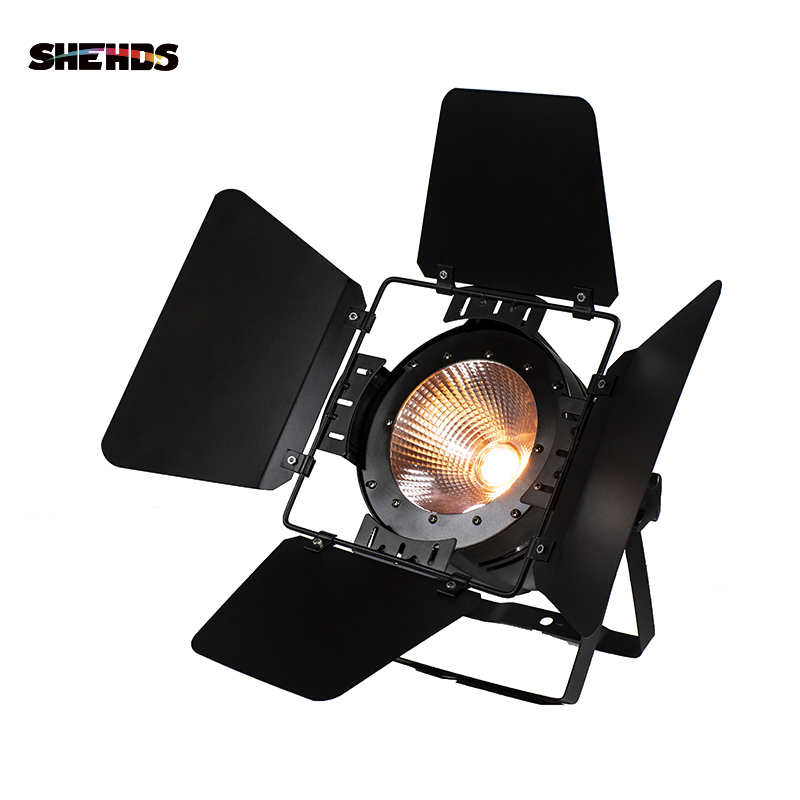 LED Par COB 200W  RGBWA+UV 6IN1/4in1/ Blinder Lighting with/without Barn door