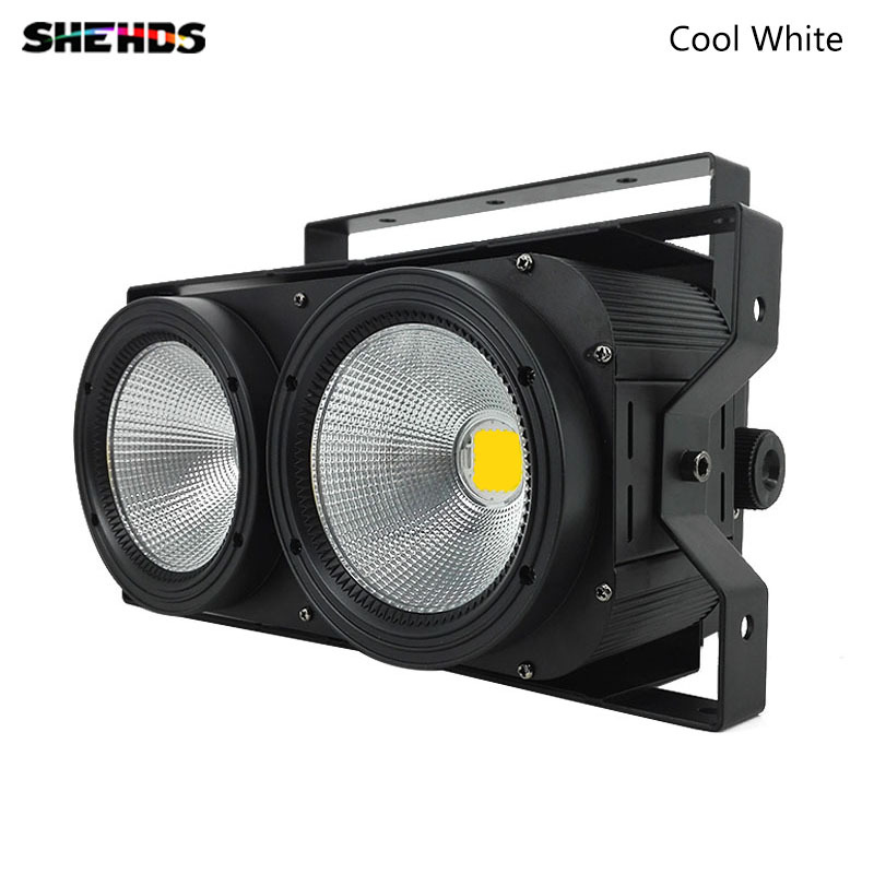 SHEHDS Combination 2Eyes 200W LED COB Blinder Cool White + Warm White Lighting