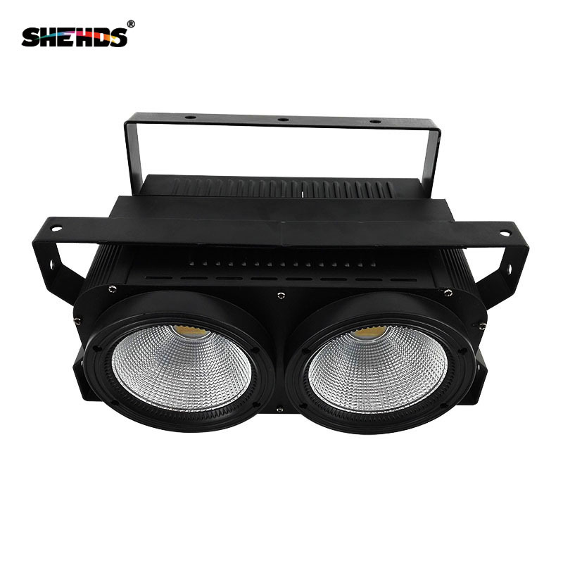 SHEHDS Combination 2Eyes 200W LED COB Blinder Cool White + Warm White Lighting