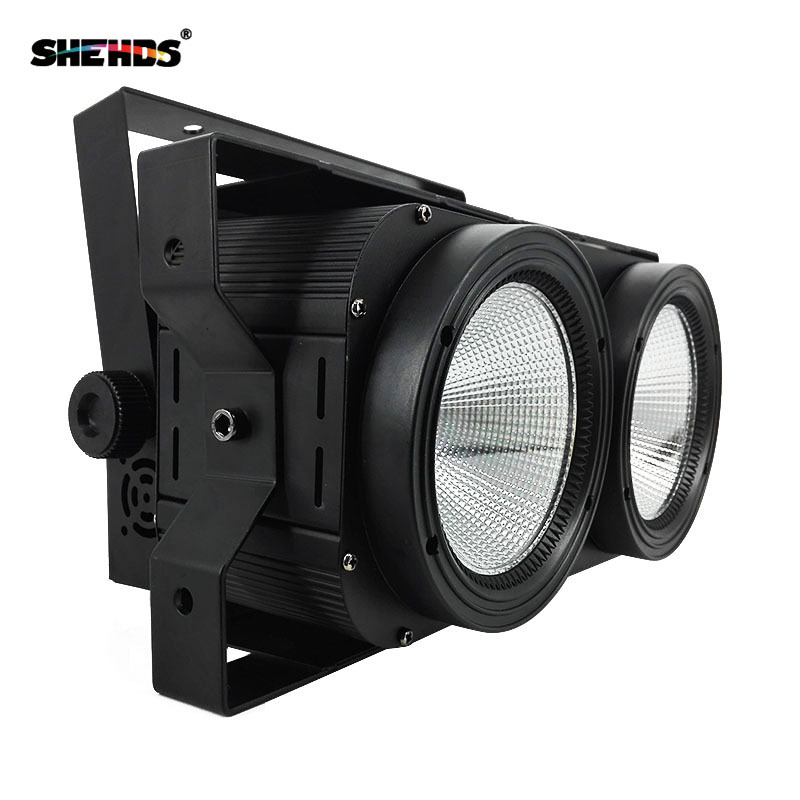 SHEHDS Combination 2Eyes 200W LED COB Blinder Cool White + Warm White Lighting