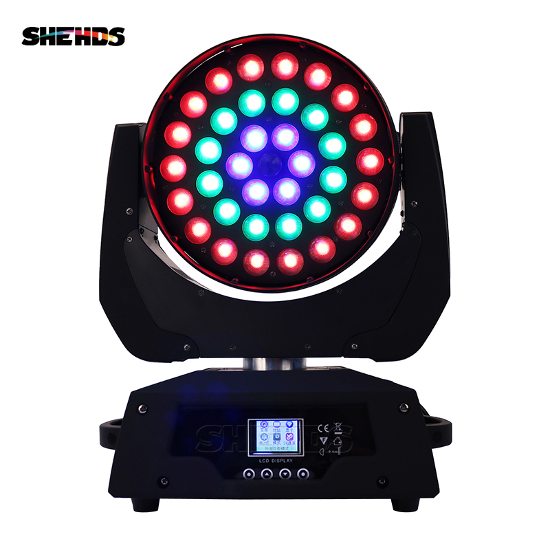 SHEHDS LED Wash Zoom 36x12W RGBW Moving Head Lighting For Stage Effect
