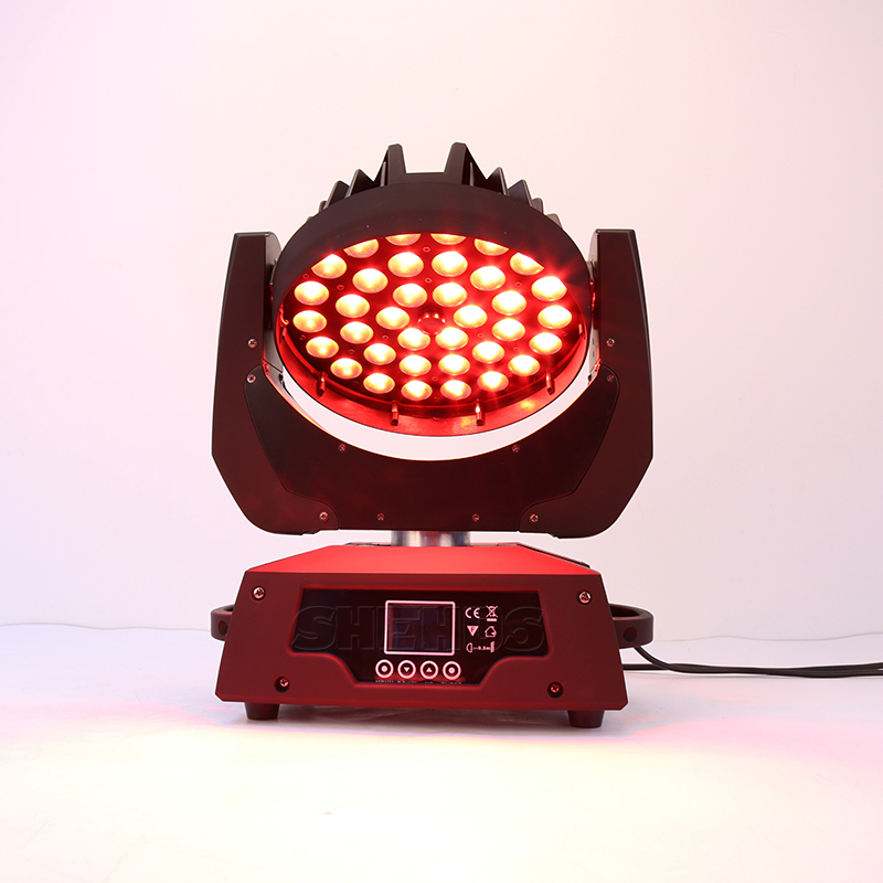 SHEHDS LED Wash Zoom 36x12W RGBW Moving Head Lighting For Stage Effect