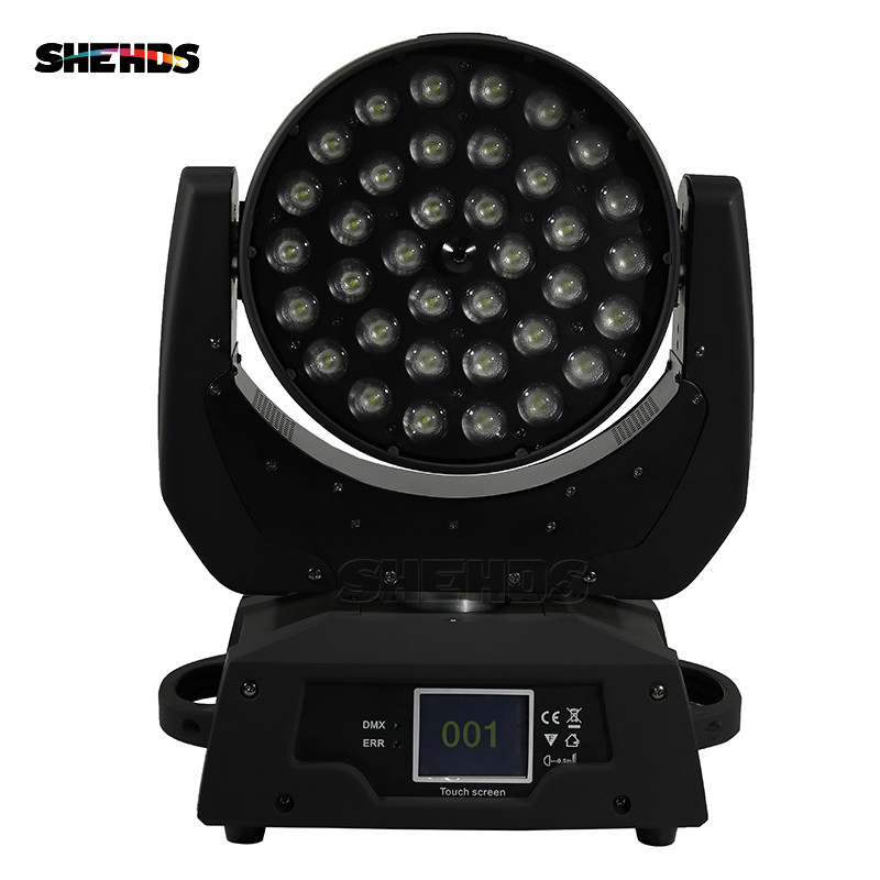 SHEHDS LED Wash Zoom 36x12W RGBW Moving Head Lighting For Stage Effect